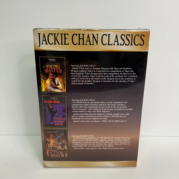 Jackie Chan Classic 3 DVD Set Young Master Fantasy Mission Force Cracked Fingers - Picture 3 of 5